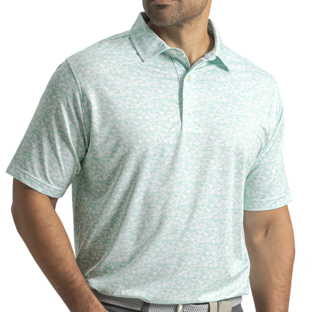 FootJoy Hidden Palm Print Men's Polo