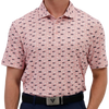 Levelwear Surfside Men's Polo - Bridal Rose