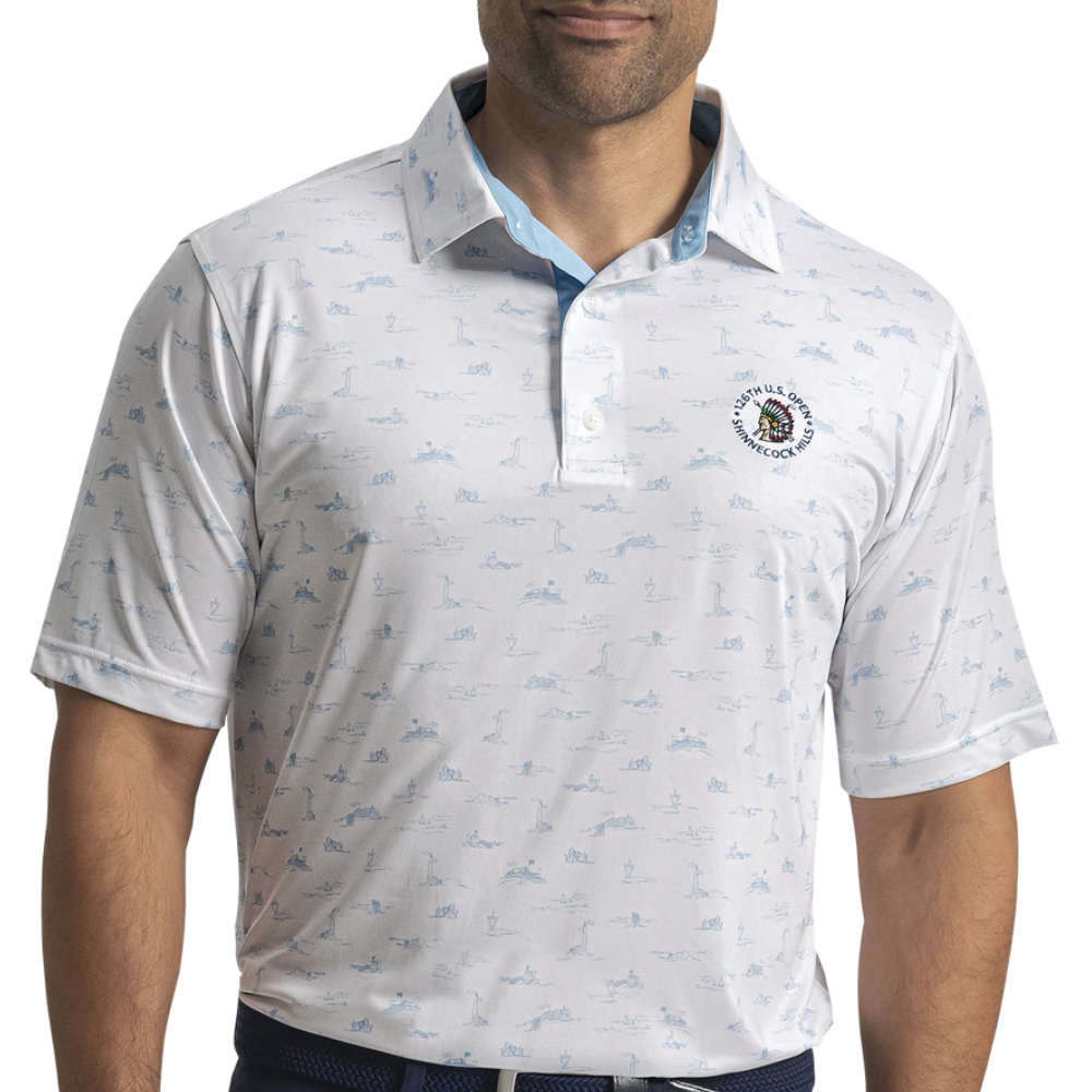 FootJoy US Open 26 Shinnecock Hills Toile Lisle Polo
