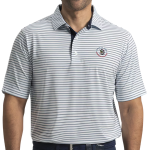 FootJoy US Open 26 Coastal Stripe Lisle Polo
