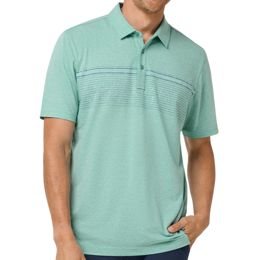 TravisMathew Performance Jersey Ocean Men's Polos