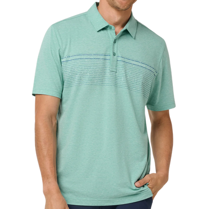 TravisMathew Performance Jersey Ocean Men's Polos