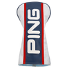 Ping 262 Red White Golf Club Headcovers - White