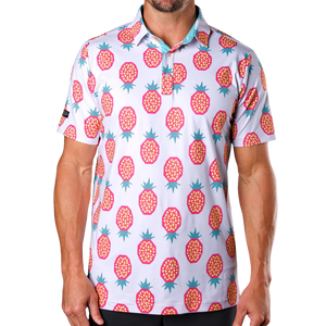 Sunday Swagger Pineapple Punch Men's Polo