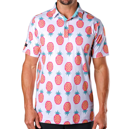 Sunday Swagger Pineapple Punch Men's Polo