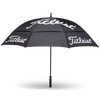 Titleist Tour Double Canopy Umbrella - Black/White Black/White
