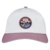 Swannies Abbott Men's Hat - Mauve/White