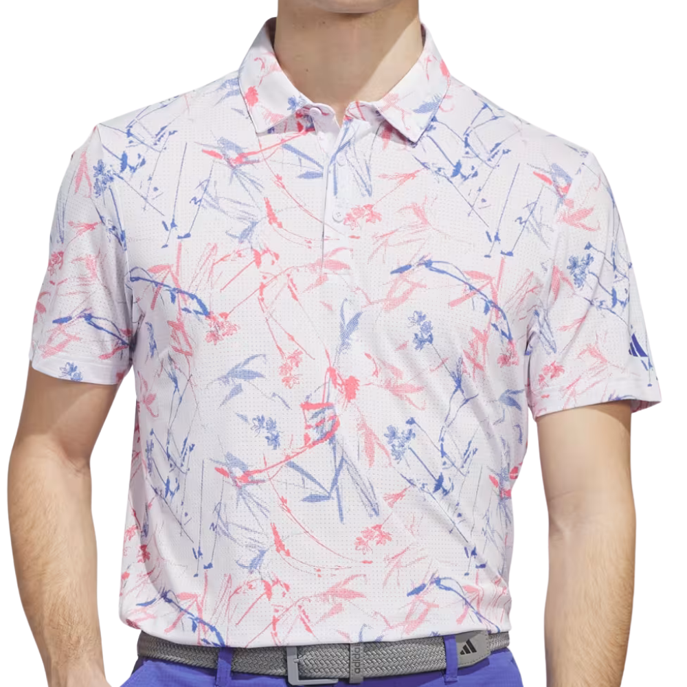 Adidas Ultimate365 Mesh Beach Print Men's Polo
