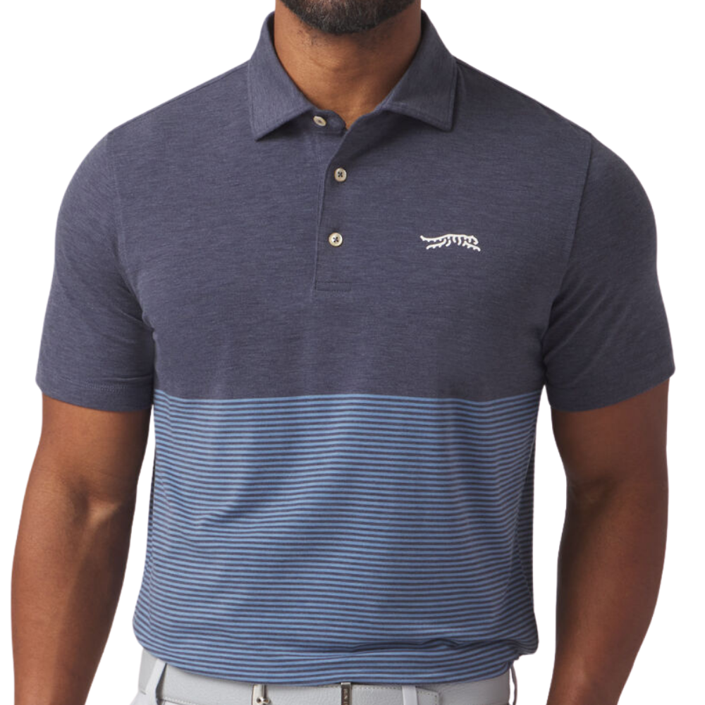 Sun Day Red Redwood Block Men's Polos
