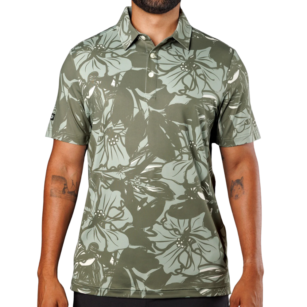 Sunday Swagger Olive Oasis Men's Polo