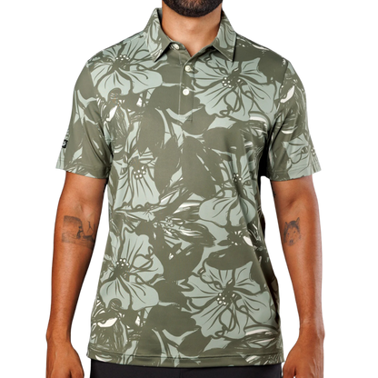 Sunday Swagger Olive Oasis Men's Polo