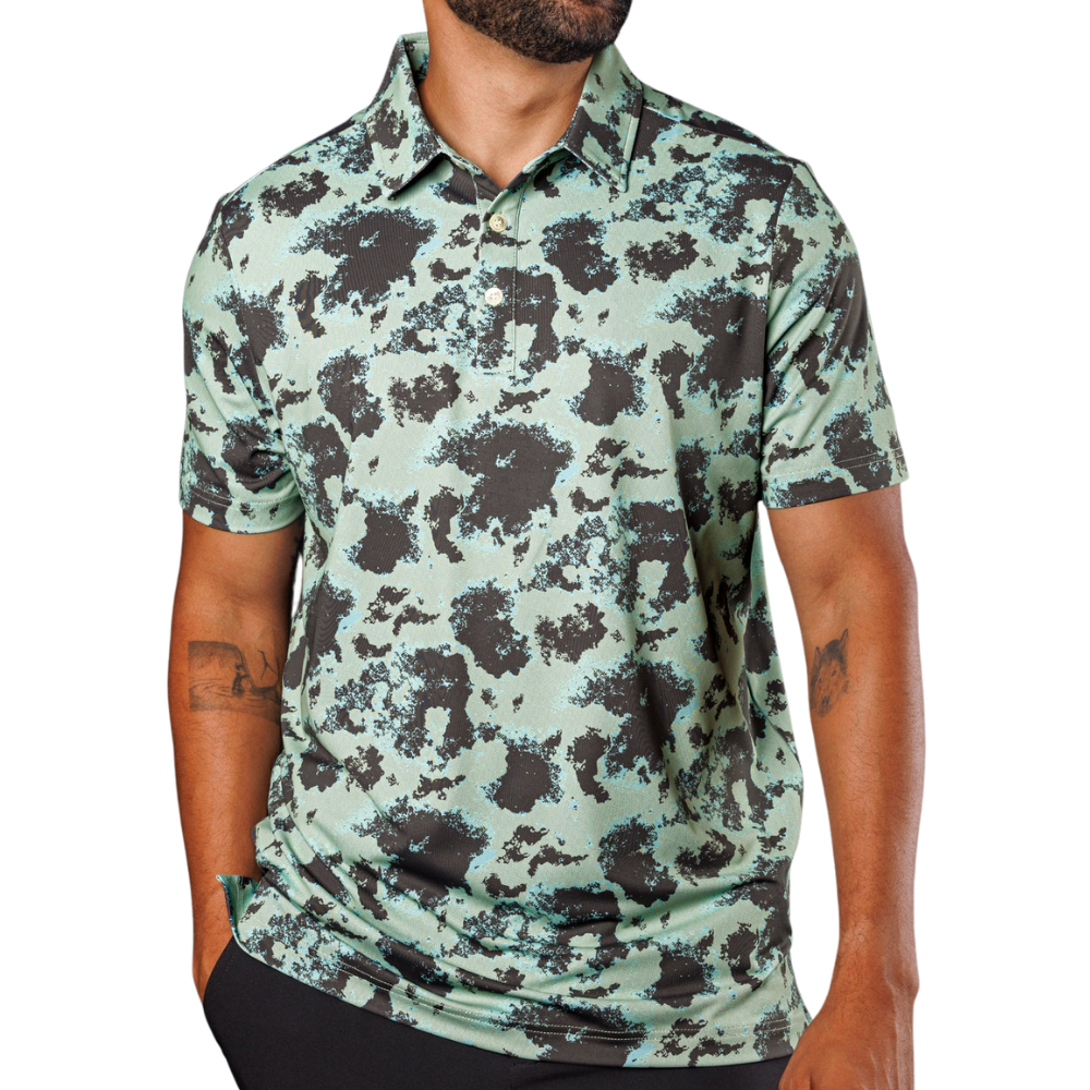 Sunday Swagger Abstract Men's Polo
