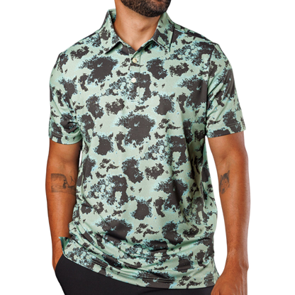 Sunday Swagger Abstract Men's Polo