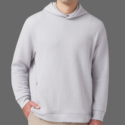Sun Day Red Redwood Quilted Men's Hoodie