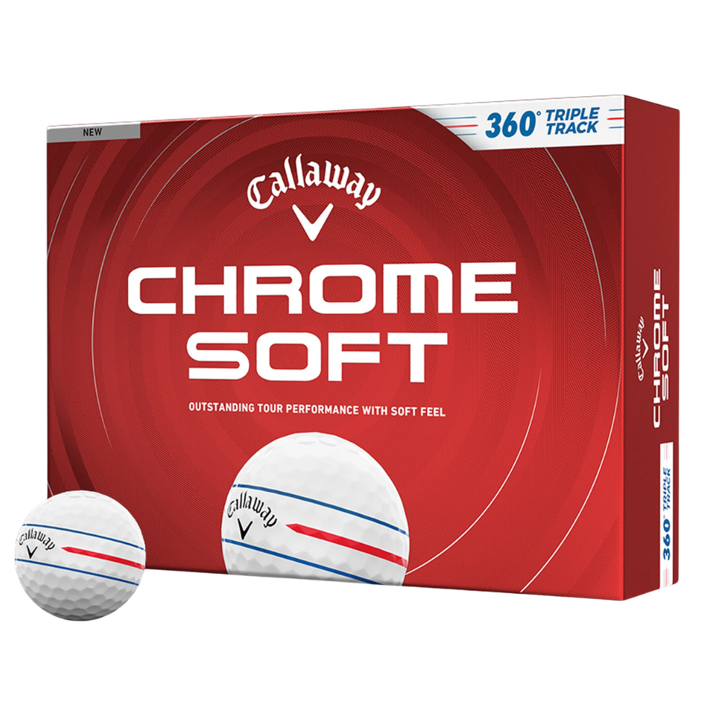 Callaway Golf Chrome Soft 360 Triple Track 26 Golf Ball