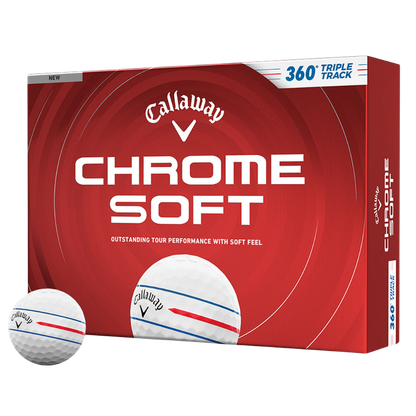 Callaway Golf Chrome Soft 360 Triple Track 26 Golf Ball