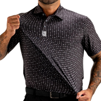 Thumbnail for Pins & Aces Black Flush Men's Polo