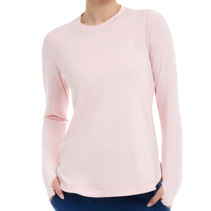 BloqUV Relaxed Scallop Long Sleeve Women's Shirt