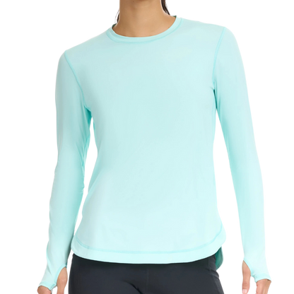 BloqUV Relaxed Scallop Long Sleeve Women's Shirt