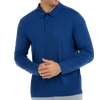 BloqUV Long Sleeve Men's Polo - Navy