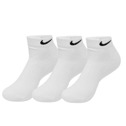 nike dress socks Nike Everyday Cushioned Low Socks Small White/Black 3 Pack