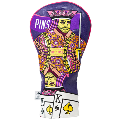 Pins & Aces Pink Lemonade King of Spades Driver Cover