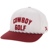 Cowboy Golf Cowboy 5-Panel Trucker Men's Hat - White/Red