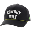 Cowboy Golf Cowboy 5-Panel Trucker Men's Hat - Black/White