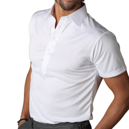 Collars & Co Featherweight Flex Relaxed Semi Men's Polo