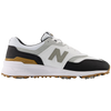 New Balance 997 Golf Men's Spiked Shoes - White/Black