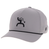 Cowboy Golf Ace 5-Panel Trucker Men's Hat - Light Grey/Black