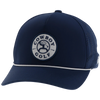 Cowboy Golf Draw 5-Panel Trucker Men's Hat - Navy/White