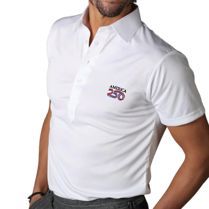 Collars & Co America 250 Featherweight Flex Men's Polo