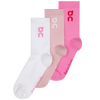 On Cloud Logo High Socks - Mauva/Raspberry