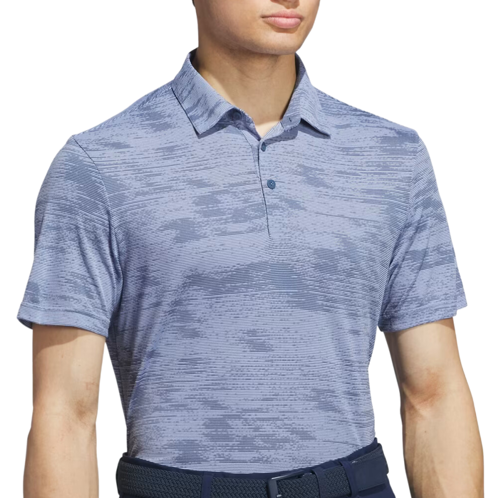 Adidas Ultimate 365 Textured Stripe Men's Polo