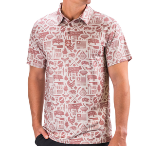 Pins & Aces Pitmaster Men's Polo