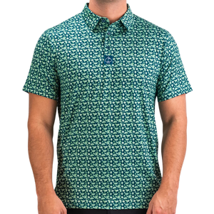 Pins & Aces Mint Julep Men's Polo