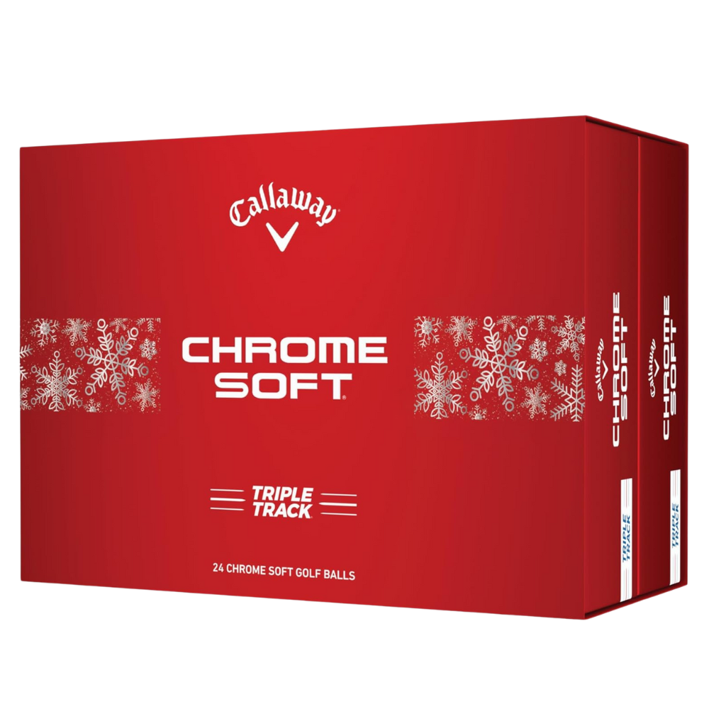 Callaway Golf 24 Chrome Soft Triple Track Holiday 2 Dozen