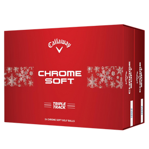 Callaway Golf 24 Chrome Soft Triple Track Holiday 2 Dozen