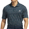 Adidas Ultimate 365 Power Grid Print Men's Polo - Collegiate Navy