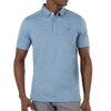 TravisMathew Heating Up Men's Polo - Heather Copen Blue