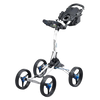 Bag Boy Quad XL Push Cart - White/Cobalt