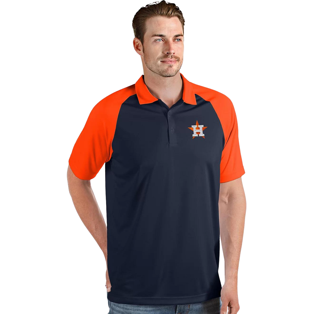 Antigua Houston Astros Nova Men's Polo