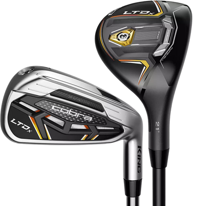 Cobra LTDX Complete Iron Set And Hybrid GW Black Graphite