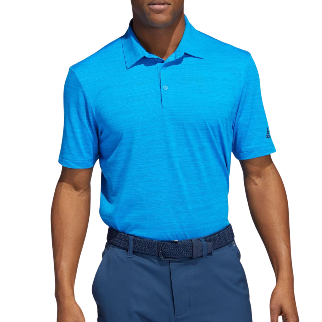 Adidas Space-Dye Stripe Men's Polo