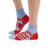 On Cloud Performance Mid Sock Men's Socks - Heather/Red