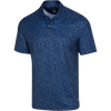 Greg Norman ML75 Shark Lab Frenzy Men's Polo - Navy Heather