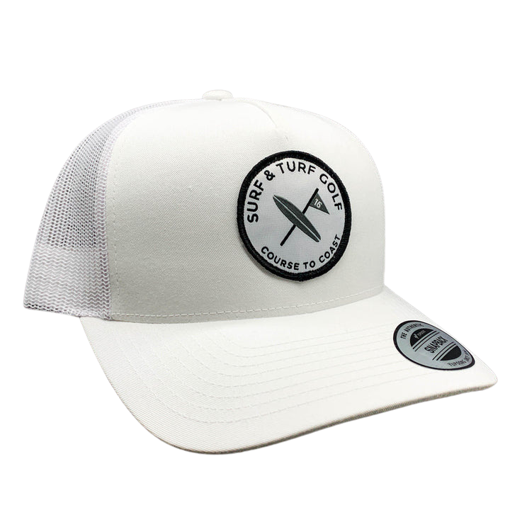 Surf & Turf Golf Course to Coast 12 Snapback Trucker Hat