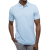TravisMathew The Heater Men's Polo - Heather Heritage Blue