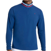 Redvanly Bates Men's 1/4 Zip Pullover - Classic Blue